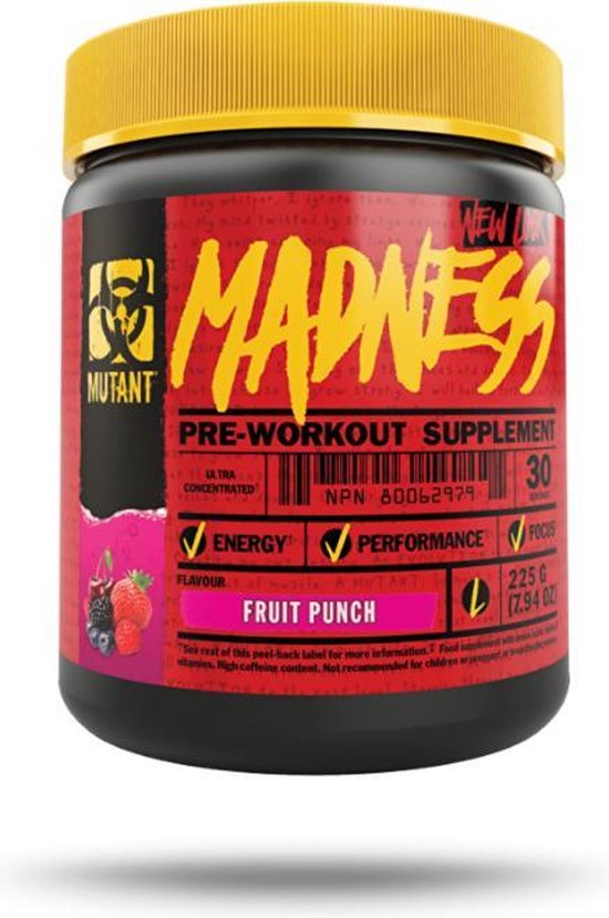 Mutant Madness 30servings Peach Mango