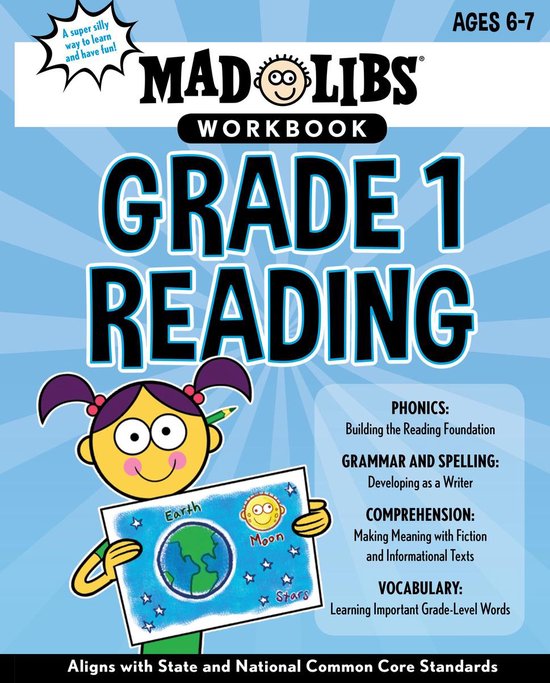 Mad Libs Workbook Grade 1 Reading Mad Libs Workbooks - cover