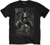 Volbeat Heren Tshirt -XL- Goat With Skull Zwart