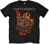 Disturbed Heren Tshirt -XL- Burning Belief Zwart