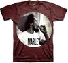 Bob Marley Tshirt Homme -L- Smokin Circle Marron