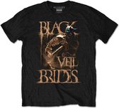 Black Veil Brides Heren Tshirt -M- Dust Mask Zwart
