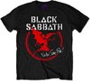 Tshirt Homme Black Sabbath -M- Archange Never Say Die Noir