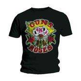 Guns n Roses Tshirt Homme -2XL- Cartes Noir