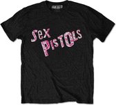 Sex Pistols Heren Tshirt -XL- Multi-Logo Zwart