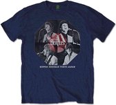 The Beatles Heren Tshirt -M- Budokan Octagon Blauw