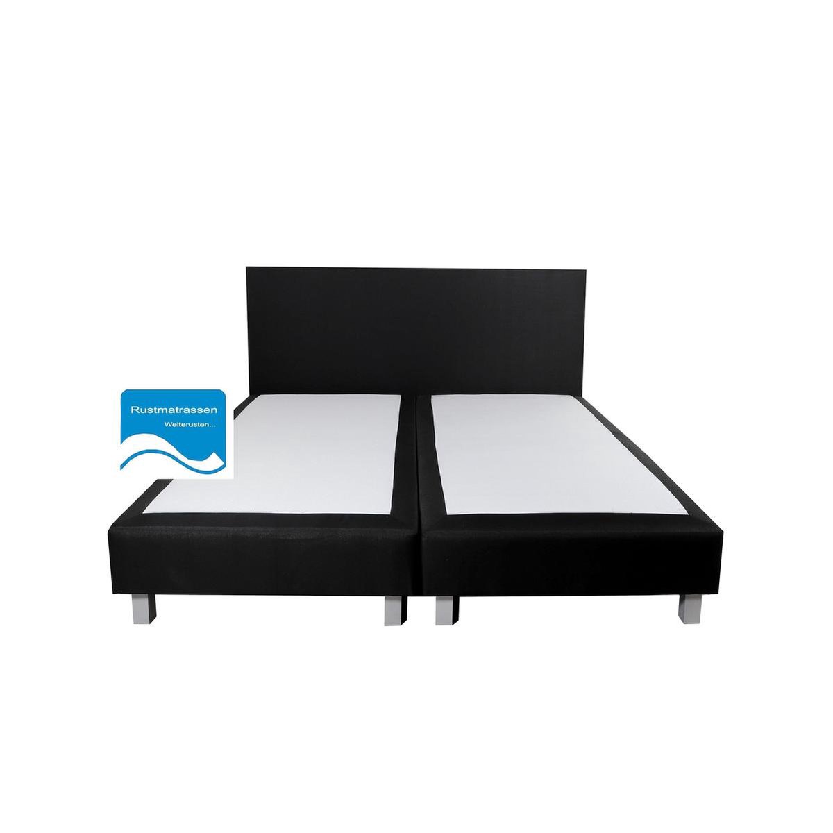 Losse Boxspring Zonder Matras 160x190 cm Zwart