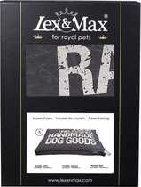 Lex & Max Housse ample non classifiée pour lit box pour chien 120x80x9cm gris