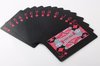 Afbeelding van het spelletje Speelkaarten set waterbestendig – Luxe kaarten – Plastic kaarten set voor poker –Rood Zwart