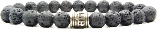 Beaddhism - Armband - Lava - Guru - 8 mm - 21 cm