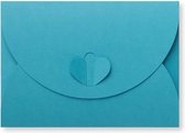 Cadeau Envelop 11 x 15,6 cm Oceaanblauw, 25 stuks