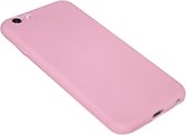 Roze siliconen hoesje Geschikt voor iPhone 6(S) Plus