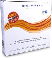 Hirschmann KOKA799 - Coax Kabel - 100 m - Wit