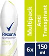 Rexona Women Stress Control - 6 x 150 ml - Deodorant Spray