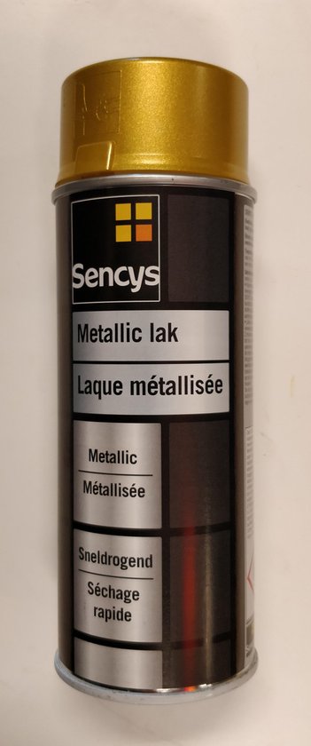 Vegen Ouderling Primitief Sencys - Metallic Lak - Spuitbus - Metaalkleur - Metaal - Sneldrogend -  Metallic Goud | bol.com