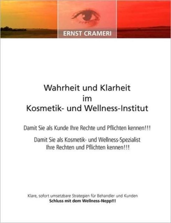 Wahrheit und Klarheit im Kosmetik- und Wellness-Institut - cover