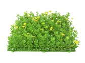Europalms kunstplant gras  mat, green-yellow, 25x25cm