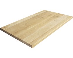 Premier warmte Leer en.casa] Eiken tafelblad - verschillende maten 120 x 70cm | bol.com