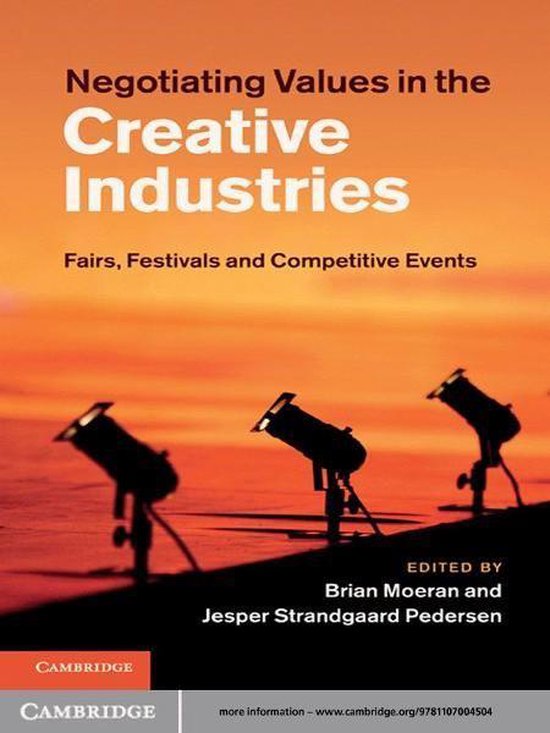 Negotiating Values in the Creative Industries - cover