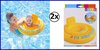 2x Opblaasbare Baby Float - 6 tot 12 maanden - tot 11 kilogram