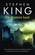 De duistere kant - Stephen King. Boekomslag met donkerblauwe lucht en een begraafplaats met grafstenen.