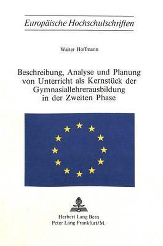 Beschreibung, Analyse Und Planung Von Unterricht ALS Kernstu ... - cover