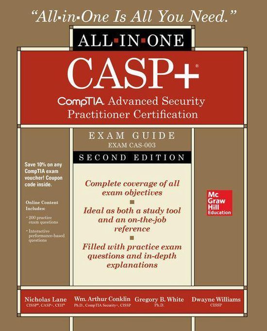 CASP+ CompTIA Advanced Security Practitioner Certification A ... - cover