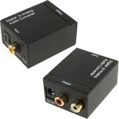 Garpex® Digitaal Optisch Naar Analoog Audio Converter - Coaxiaal - SPDIF - DAC - D2A - Digitaal Optisch Coaxiaal naar Analoog RCA Audio Converter