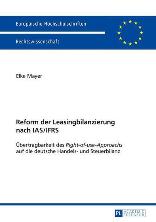 Europaeische Hochschulschriften Recht 5646 - Reform der Leas ... - cover