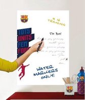 FC Barcelona White Board Logo - Muursticker - 45 x 65 cm - Multi