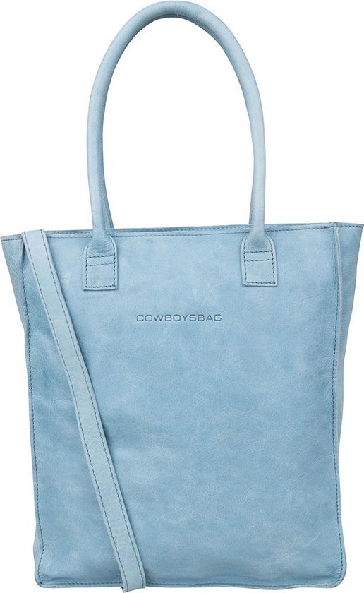 Cowboysbag Laptop Bag Woodridge Shopper - 15 inch - Milky Blue | bol.com