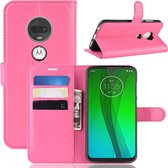 Motorola Moto G7 / G7 Plus Hoesje - Book Case - Roze