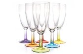 Luminarc Crazy Colors Champagne Flute 14,5cl ( Set van 6 )