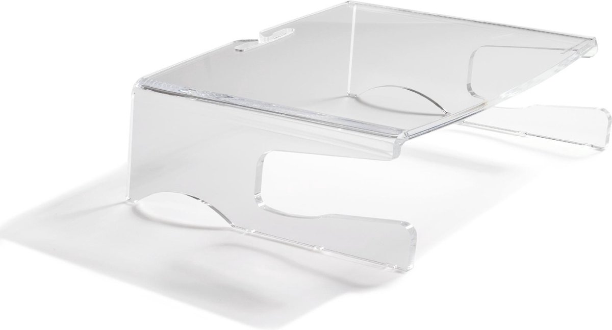 BakkerElkhuizen Q-riser 100 Transparant monitor standaard