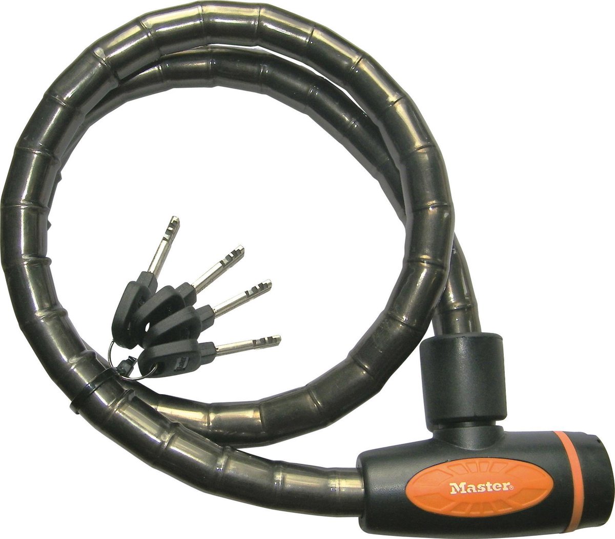 Merkloos Beveiligingskabel met Sleutel - 1m x 18mm - Rookgrijs