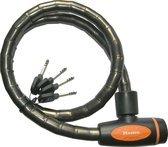 Masterlock 8228 PanzR kabelslot 18 mm x 1.000 mm grijs