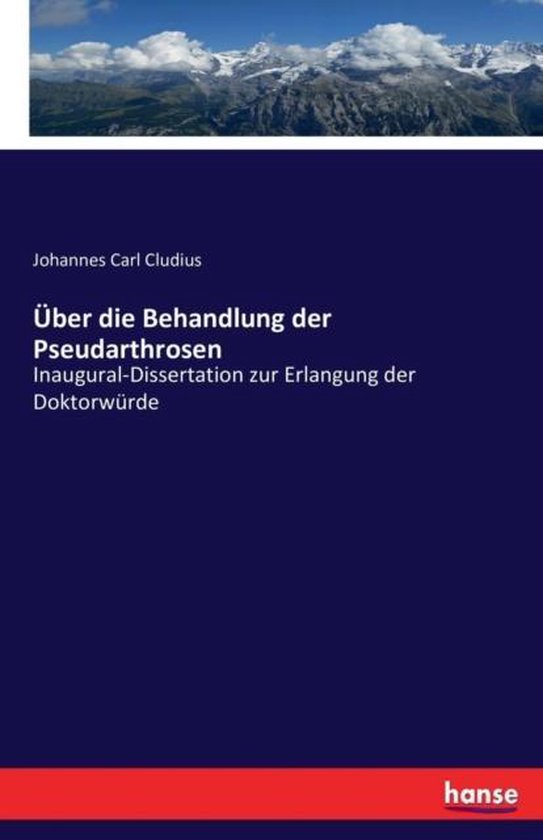 Über die Behandlung der Pseudarthrosen - cover