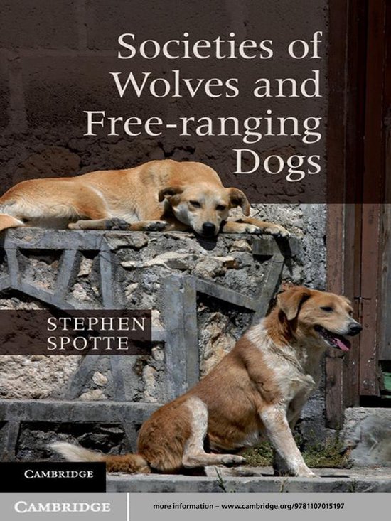 Societies of Wolves and Free-ranging Dogs - cover