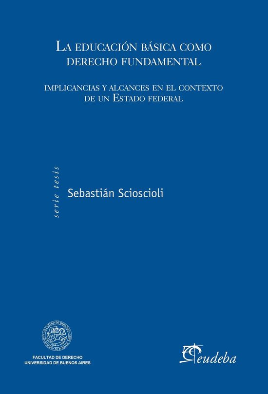 La educación básica como derecho fundamental - cover