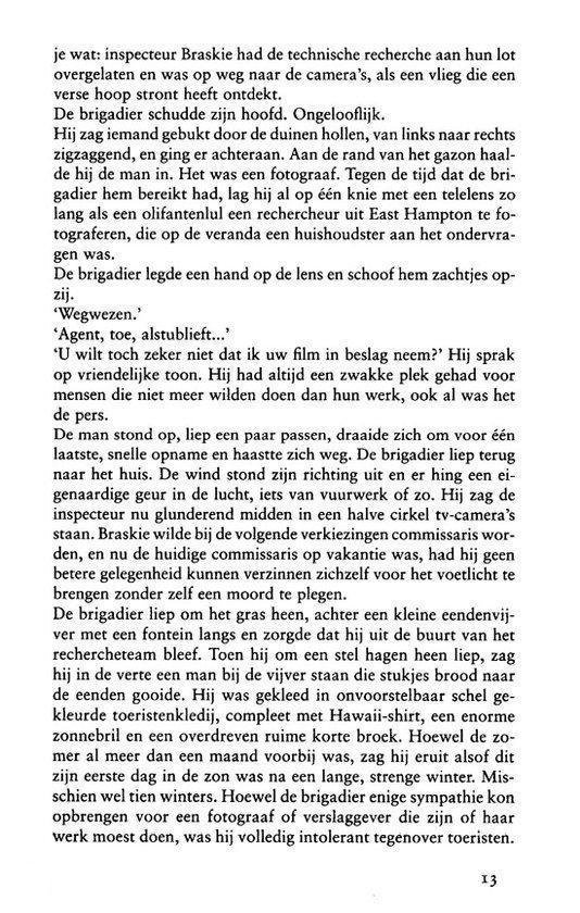 Een politieverhoor over een mogelijke brand.