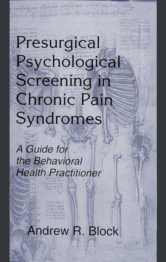 Presurgical Psychological Screening in Chronic Pain Syndrome ... - cover