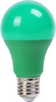 Gekleurde LED party bollamp - E27 - A60 - Groen - 310 Lumen