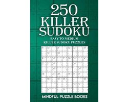 250 Killer Sudoko: easy to medium killer - puzzelboek
