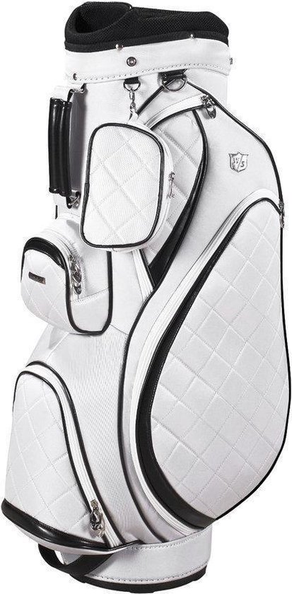 versnelling voor Exclusief Wilson Lady Quilted Cartbag wit | bol.com
