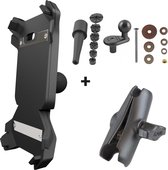 Getnord Lynx houder + draadloze oplader - RAM mount - robuuste smartphone - kit voor motor