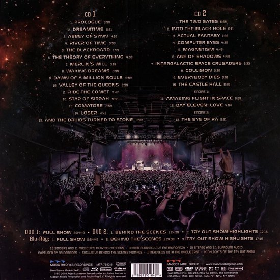 Ayreon Universe - Best of Ayreon Live (Earbook), Ayreon | Muziek | bol.com