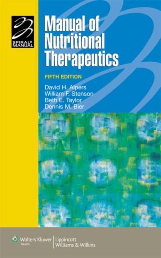 Manual of Nutritional Therapeutics - cover