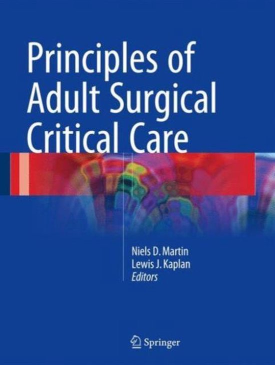 Principles of Adult Surgical Critical Care - cover