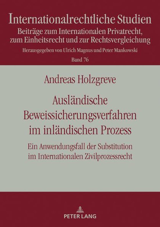 Foto: Internationalrechtliche studien 76 auslaendische beweissicherungsverfahren im inlaendischen prozess