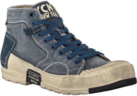 Yellow cab | Mud 301-c jeans washed canvas high sneaker - dirty sole |  Maat: 43 | bol.com